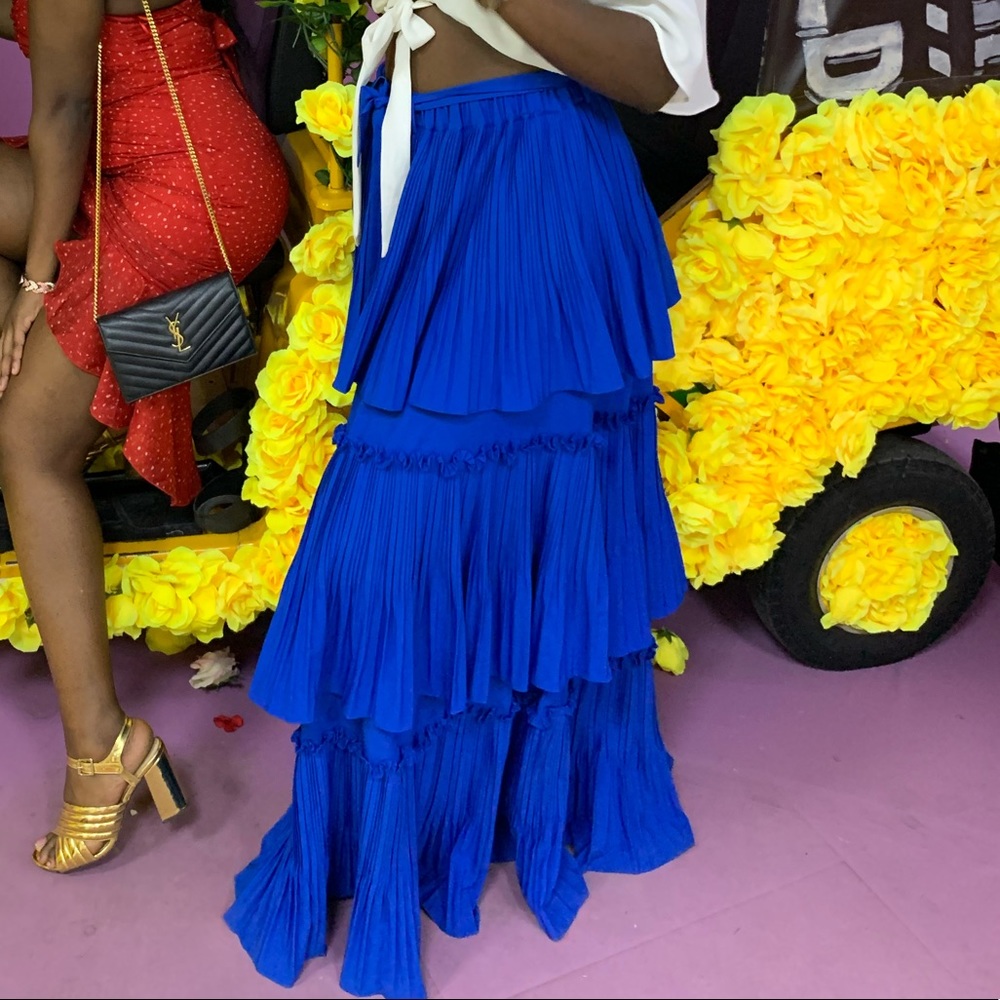 ASOS Layered Ruffles Maxi Skirt - Picture 3 of 3